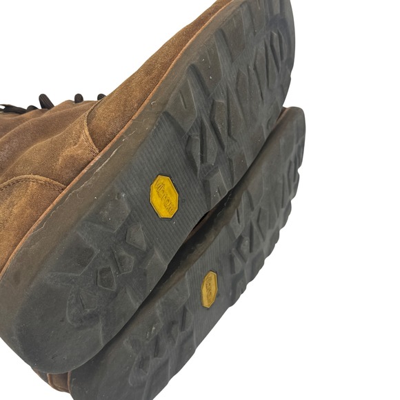 UGG Hannen Waterproof Boots Brown Suede Shearling Lined Vibram Mens 11 Winter - Picture 2 of 11